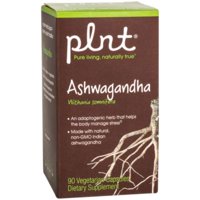 plnt Ashwagandha 380mg A Natural NonGMO Herb That Helps The Body Manage Stress Provides Mood Support (90 Veggie Capsules)