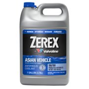 Valvoline Zerex Asian Vehicle Blue Ready-to-Use 50/50 Antifreeze / Coolant, 1 Gallon