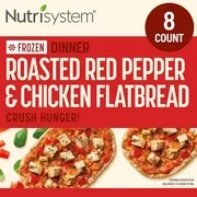 Nutrisystem Frozen Roasted Red Pepper Pesto and Chicken Flatbread, 8ct, Guilt-Free Dinners to Support Healthy Weight Loss