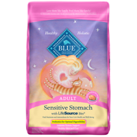 [Multiple Sizes] Blue Buffalo Sensitive Stomach All Breeds Adult Dry Cat Food, Chicken & Brown Rice Recipe