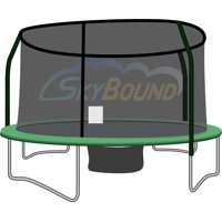SkyBound 12-Foot Trampoline Net - Fits 4 Poles using a Top Ring