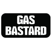 (3) Gas Bastard Funny Hard Hat / Helmet Vinyl Decal Sticker