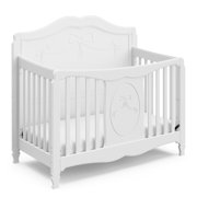 Storkcraft Princess 4 in 1 Convertible Baby Crib, White