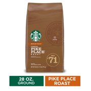 Starbucks Medium Roast Ground Coffee  Pike Place Roast  100% Arabica  1 bag (28 oz.)
