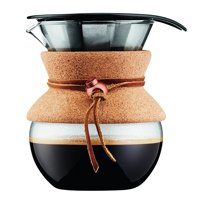 Pour Over Coffee Maker with Permanent Filter , 17 Oz., Cork