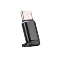 moobody USB 3.1 Type-C Adapter Micro USB Female to Type-C Male OTG Adapter Converter Plug and Play OTG Connector Black