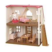 Calico Critters Red Roof Cozy Cottage, Complete Set with Figure and Accessories