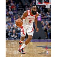 James Harden Houston Rockets Unsigned Dribbling Photograph