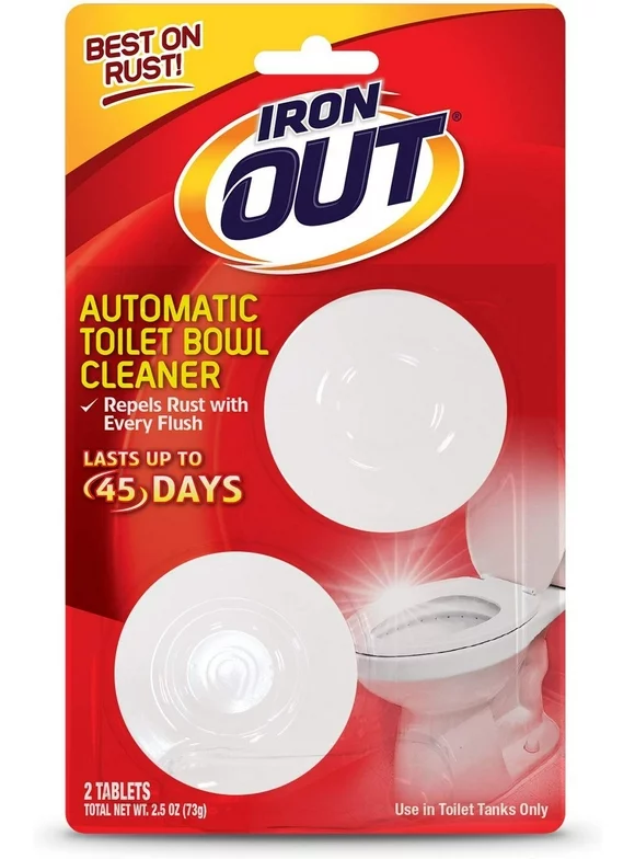 Iron OUT Automatic Toilet Bowl Cleaner, 2 Tablets