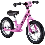 Schwinn Skip Toddler Balance Bike, 12-Inch Wheels, Beginner Rider Training, Pink