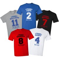 Personalized His Team T-shirt, Available in 5 Colors