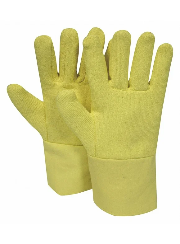 National Safety Apparel Thermal Gloves,Yellow,One Size,PR  G44RTRF12
