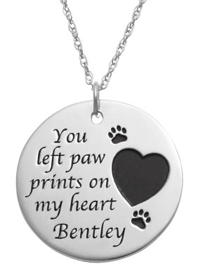 Personalized Sterling Silver Memorial He