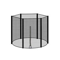 Trampoline Enclosure Durable Safe Nylon Trampoline Protection Net for Outdoor Children Injury Prevention