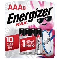 Energizer MAX AAA Batteries, Alkaline Triple A Batteries (8 Pack)