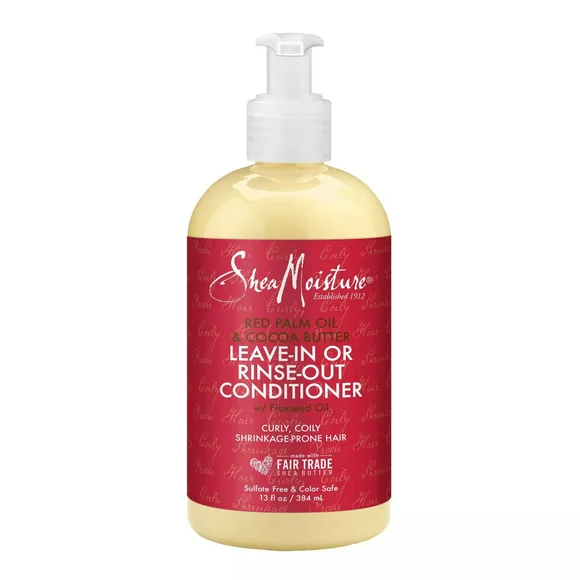 Shea Moisture Red Palm Oil & Cocoa Butter Rinse Out or Leave In Conditioner - 13 Oz