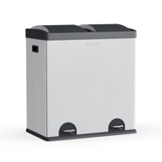Step N' Sort 16-Gallon 2-Compartment Trash and Recycling Bin (Multiple Colors)