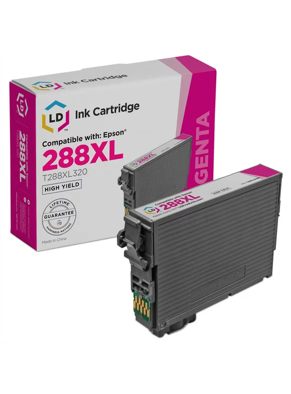 LD Remanufactured Epson 288 / 288XL / T288XL320 High Yield Magenta Ink Cartridge for use in Expression XP-330, XP-430, XP-434 & XP-440