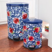 Pioneer Woman Stainless Steel 10.5 gal and 3.1 gal Oval Garbage Can (Multiple Colors)