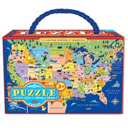 Eeboo United States Usa Map Puzzle For Kids, 20 Pieces