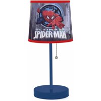 Marvel's Spiderman Kids Room Stick Lamp, 14 in , Plug In