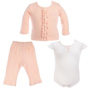 C.R. Gibson (3 Piece) Gift Set For Baby Clothes 0-3 Months Baby Girl Clothes Newborn Girl Clothes