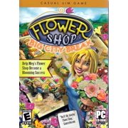 FLOWER SHOP Big City Break SIM PC Game - Help Meg's Flower Shop Become a Success
