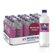 Ice Mountain Sparkling Water, Black Cherry, 16.9 oz. Bottles (24 Count)