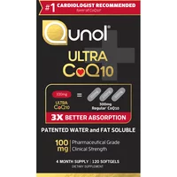 Qunol Ultra CoQ10 Softgels, 100 mg, 120 Ct