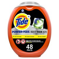 Tide Power Pods Heavy Duty, 48 ct Laundry Detergent Pacs
