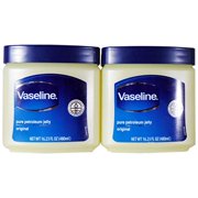 Vaseline Pure Petroleum Jelly, Original 16.23 Oz (2 Pack)
