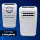 image 2 of SereneLife SLPAC10 - Portable Air Conditioner - Compact Home A/C Cooling Unit with Built-in Dehumidifier & Fan Modes, Includes Window Mount Kit (10,000 BTU)