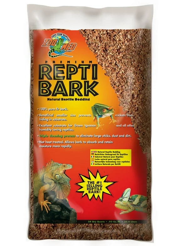 Zoo Med ReptiBark Natural Reptile Bedding, 24 qt