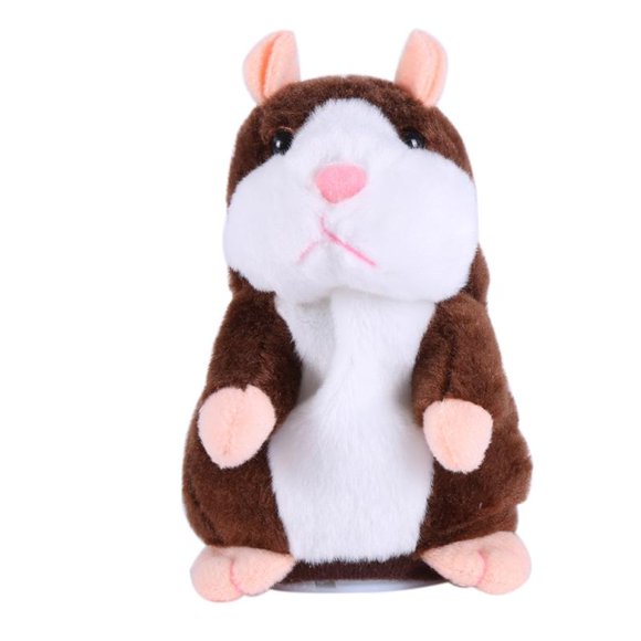 Lovely Talking Hamster Plush Toy Sound Record Speaking Hamster Talking Toys for Children