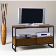 Hammary Baja Entertainment Console Table in Vintage Umber