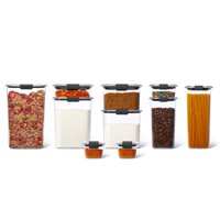 Rubbermaid, Brilliance Pantry Organization and Food Storage Containers with Airtight Lids, 20-Piece Set