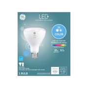 GE LED+ Color Changing BR30 Indoor Floodlight 8.5-Watt LED Light Bulb (65W Equivalent), Dimmable, Medium Base, Single Bulb