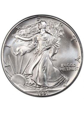 1991 American Silver Eagle 1 oz Silver Coin