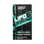 Nutrex Research Lipo-6 Black Hers Weight Loss Supplement for Women, 60 Capsules