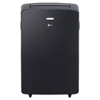 LG 115V Portable Air Conditioner with Remote Control in Graphite Gray for Rooms up to 400 Sq. Ft.