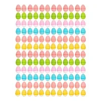 Way to Celebrate Easter Pattern Painted Eggs, Multi Colored Pastel, 144 Count