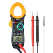 NJTY Digital Clamp Meter 4000 Counts Auto Multimeter with NCV Test AC/DC Voltage AC Current Portable Handheld Multimeter LCD Diaplay Measuring Resistance Capacitance Frequency Continuity Diode Temper
