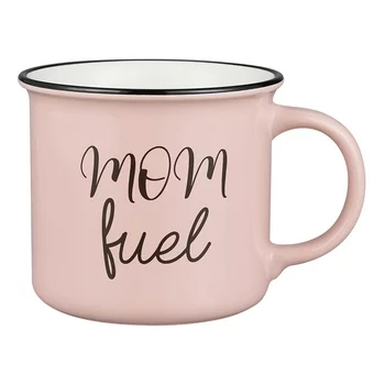 Mainstays 15.21-oz Stoneware Mom Mug, Pink