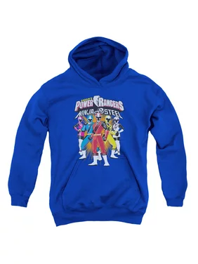 Power Rangers - Team Lineup - Youth Hooded Sweatshirt - Small