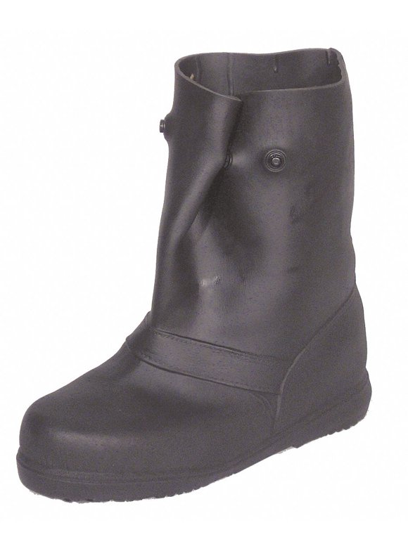 14851 Super Tough 12 Pull-On Stretch Rubber Overboots, Medium
