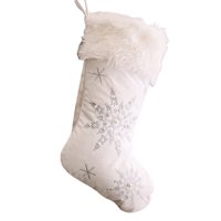 Dewadbow Christmas Stockings Candy Bag Xmas Gifts Socks Tree Hanging Decor