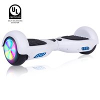 CBD Hoverboard Two-Wheel Self Balancing Scooter 6.5" without Bluetooth Speaker and LED Lights Electric Scooter without Free Carry Bag for Adult Kids Gift UL 2272 Certified