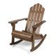 image 0 of Cara Outdoor Adirondack Acacia Wood Rocking Chair, Dark Brown Finish