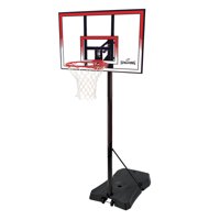 Spalding Ratchet Lift 44" Polycarbonate Portable Basketball Hoop