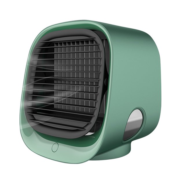Mini Desktop Air Conditioner Anionic Air Conditioner Fan Air Purification Humidification Mini Cooling Fan USB Multifunctional Cooler Green M201